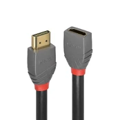 Kabelis Lindy HDMI - HDMI 3m pilkas (36478) kaina