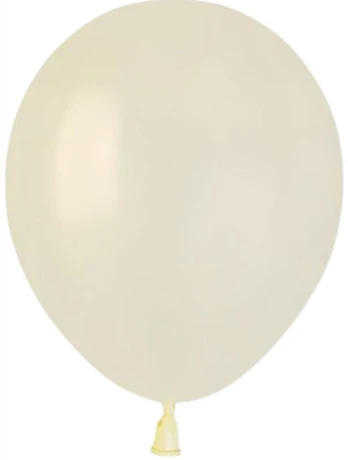Balionų rinkinys apvalus Gemar Metallic, ivory sp., 100 vnt.