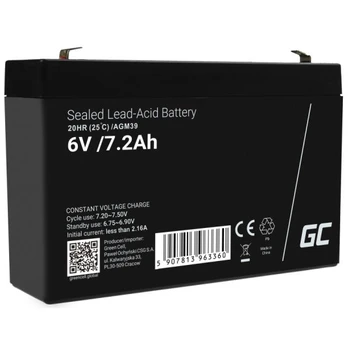 UPS akumuliatorius Green Cell AGM39, 7.2 Ah