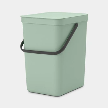 Šiukšlių dėžė BRABANTIA Sort & Go, šviesiai žalios sp., 25 L