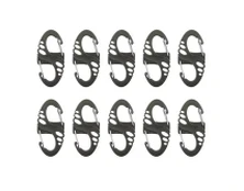 Mil-Tec S-Hook snap hook set - Žalias
