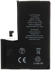 Dėklas Baterija for iPhone 15 Pro Max 4422mAh Li-Ion (Bulk) kaina