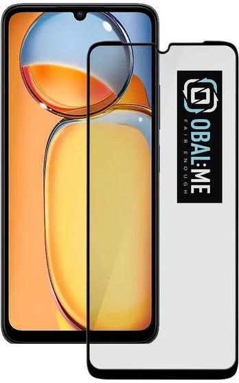 OBAL:ME 5D Glass Screen Protector for Xiaomi Redmi 13C 4G/Poco C65 Juodas