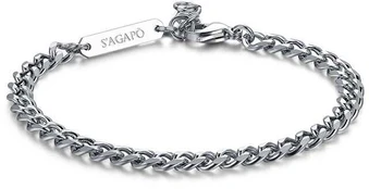 Sagapo Modern steel bracelet Ripple SRP19