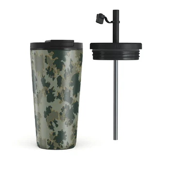 Moss - Travel Mug, 500 ml / Flap & Straw Set