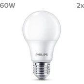 "Philips" LED lempa E27 8W 806lm 2700K matinė 2vnt