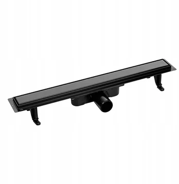Grindų linijinis latakas Laveo Basso 100 cm juodas