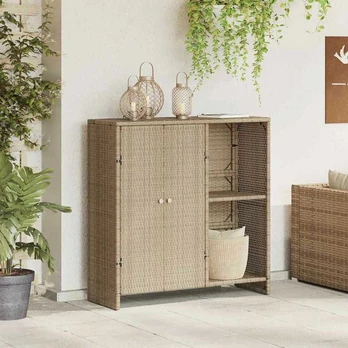 Saugojimo Spinta Smėlio spalvos 100x36x102 cm Ratanas