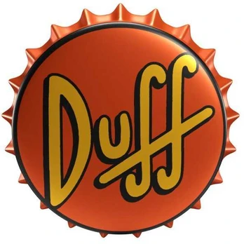 ERIK The Simpsons Duff Beer Bottle opener magnet