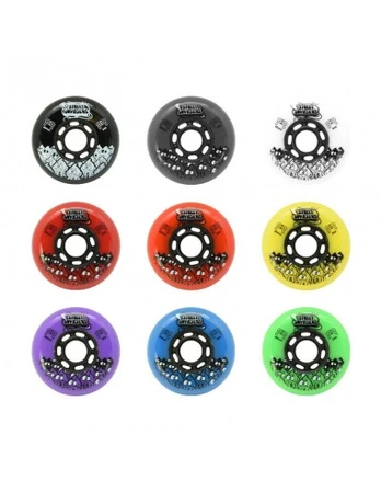 FR - STREET INVADERS WHEEL 84A - PACK OF 4 Red 76mm