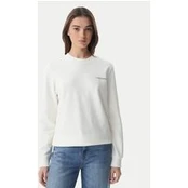 Tommy Jeans Džemperis Ess Logo DW0DW22829 Balta Regular Fit