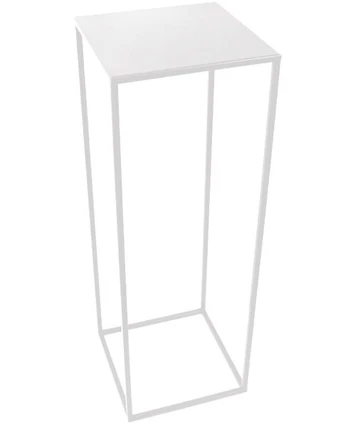 Gėlių stovas, 70 cm, baltas