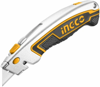 Ingco HUK6128 Working knife with replaceable blade 19mm 6x blade