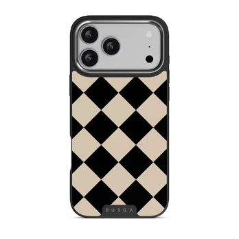 Proper Uniform - iPhone 17 Pro Max Case, Elite Dark (MagSafe) / Silver