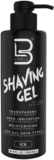 L3VEL3 Shaving Gel Ice 500ml