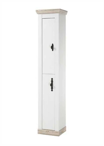 Vonios spintelė Florenz, 200 cm, balta/ruda