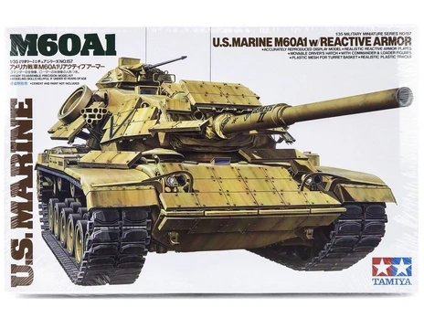 Konstruktorius Tamiya - U.S Marine M60A1, 1/35, 35157, 8 m.+