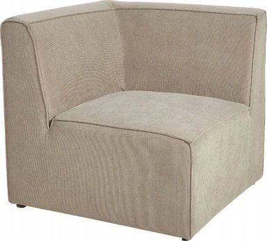 Modulinė sofa Beliani Lemvig, smėlio, 83 x 83 cm x 78 cm