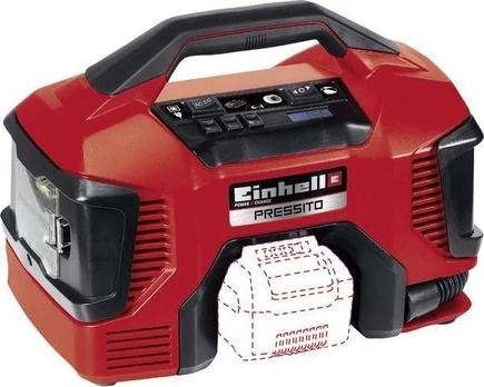 Compressor EINHELL PRESSITO be akumuliatoriaus ir kroviklio 4020460