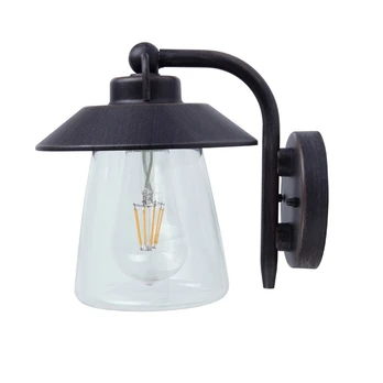 Šviestuvas Lutec, 60W, E27, IP44, juodas, 17.6 cm x 20 cm