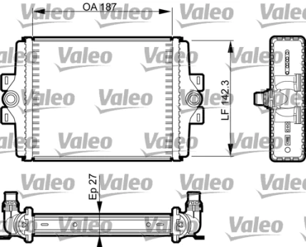 Variklio radiatorius VALEO VAL735467