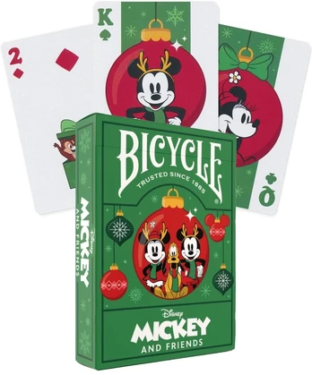 Bicycle Disney Mickey and Friends Holiday kalėdinės žaidimo kortos