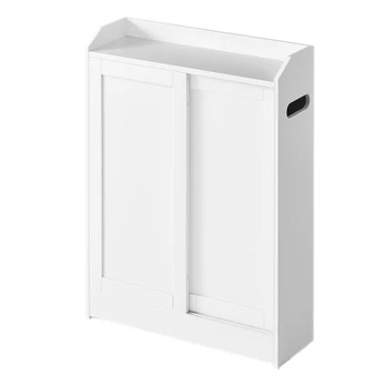 Vonios spintelė 20x60x80 cm Balta MDF