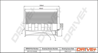 Oro filtras Dr!ve+ DP1110.10.0032
