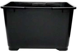Home It Home it Work® Firkantet rullespand 14 liter sort