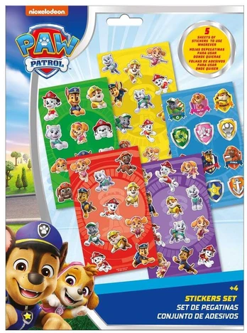 Kids Licensing Paw Patrol Sticker set