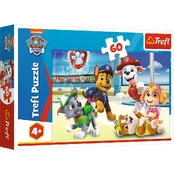 Puzzles 60 elements Paw patrol kaina