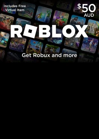 Roblox Card 50 AUD Robux Key AUSTRALIA