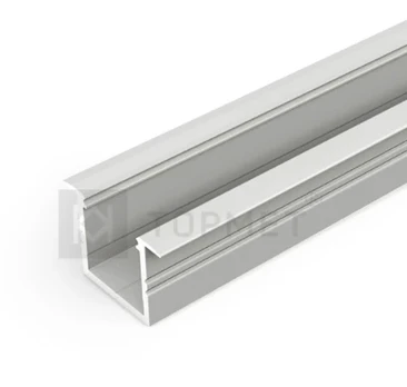 3m LED juostos profilis SMART-IN16 B/U4, anoduotas aliuminis