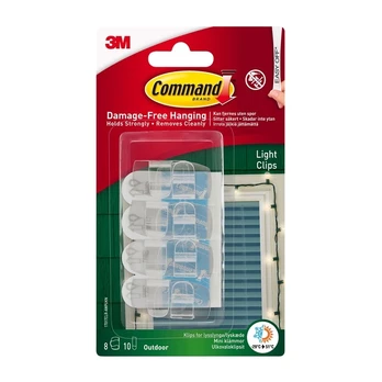 Spaustukas 3M T17017AC, plastikas, skaidri, 8 vnt.