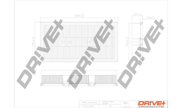 Oro filtras Dr!ve+ DP1110.10.0583