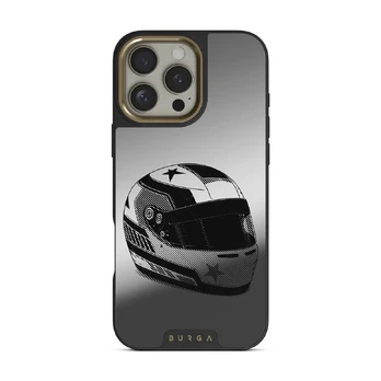 Pit Stop - iPhone 16 Pro Max Case, Elite Mirror Dark (MagSafe) / Gold