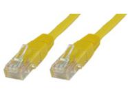 MicroConnect UTP6002Y - 0.2 m - RJ-45 - RJ-45 - Geltona