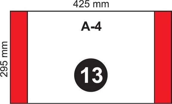 Folplast Paprastoji A4 NR. 13 (20 vnt.)