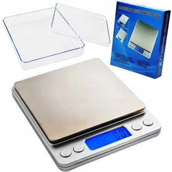 Jewellery Scale 500g 0.01g Digital Precise LCD, 2 indeliai