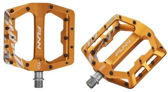 Platforminiai dviračio pedalai Funn Funndamental GRS, oranžiniai