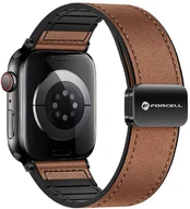 „Apple Watch“ dirželis Forcell F-Design FA21 dirbtinės odos 38/40/41 mm rudas kaina