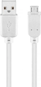 Goobay Kabelis USB USB-A - micro-B 0.3 m Baltas (RB96191)