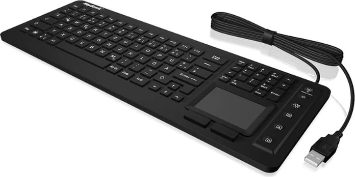 Klaviatūra Tas Keysonic KSK-6231INEL (CH) Industrie Touchpad W-dicht bl bulk