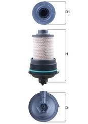 Kuro filtras MAHLE KX532 kaina