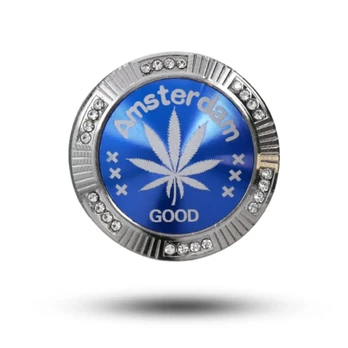 Cannabis - 4 Dalių Metalinis Grinderis