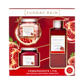 SUNDAY RAIN POMEGRANATE + FIG kūno priežiūros priemonių rinkinys