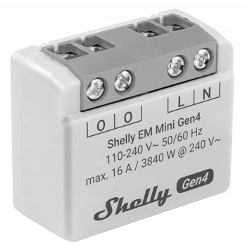 Shelly Relais "EM Mini Gen4" max 8A 1 Kanal WLAN Matter Zigbee Bluetooth