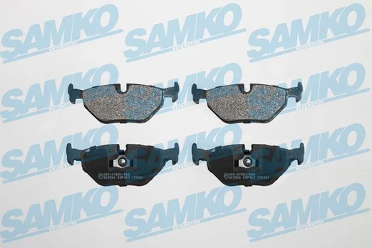 Stabdžių trinkelių rinkinys, diskinis stabdys SAMKO 5SP463