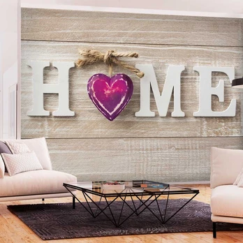 Artgeist Fototapetas - Home Heart (Violet)