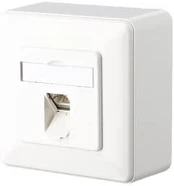 METZ CONNECT E-DAT C6A 1 prievadas AP grynai baltas